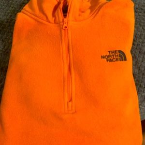 THE NORTH FACE FLEECE 1/4 ZIP JACKET MEDIUM EUC B13-1